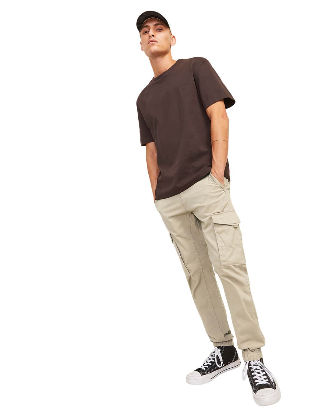Jack&Jones Trousers Jack&Jones Beige Flake Cargo