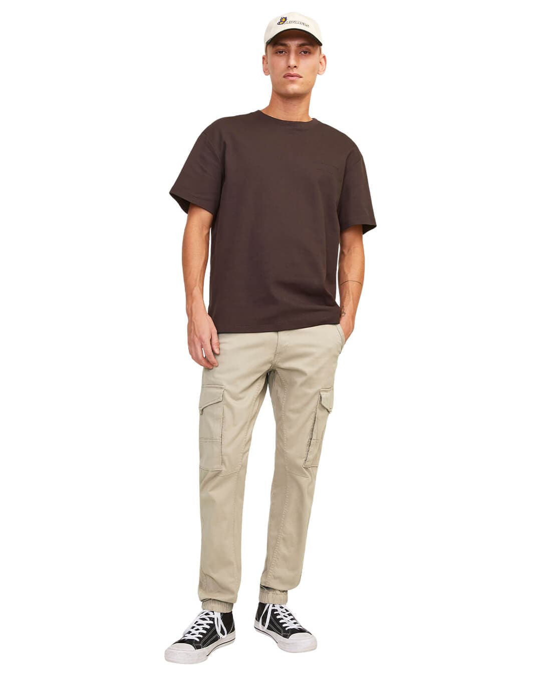 Jack&Jones Trousers Jack&Jones Beige Flake Cargo