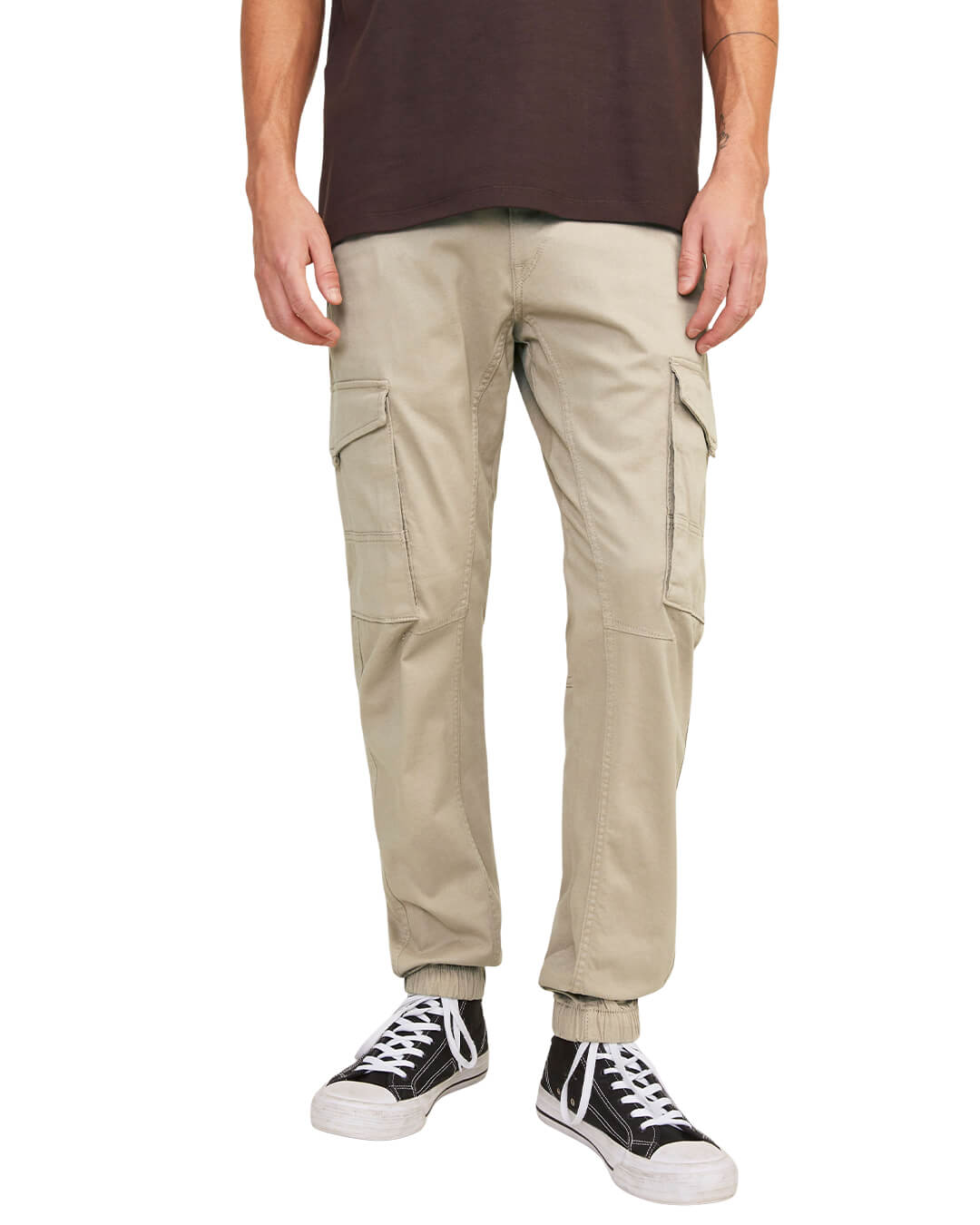 Jack&Jones Trousers Jack&Jones Beige Flake Cargo