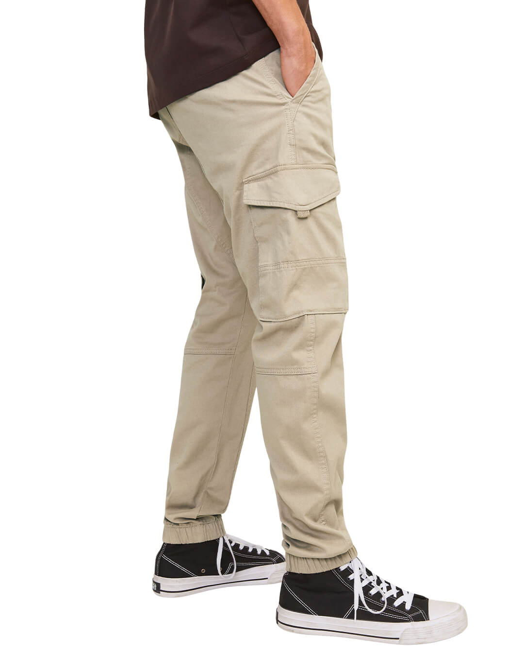 Jack&Jones Trousers Jack&Jones Beige Flake Cargo
