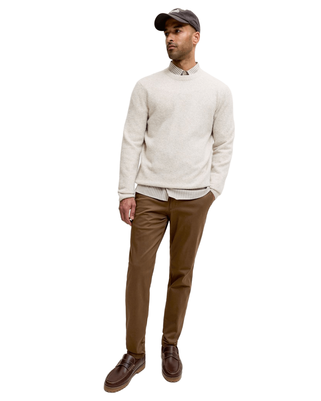 Jack & Jones Trousers Jack & Jones Brown Marco Bowie Slim Fit Chinos