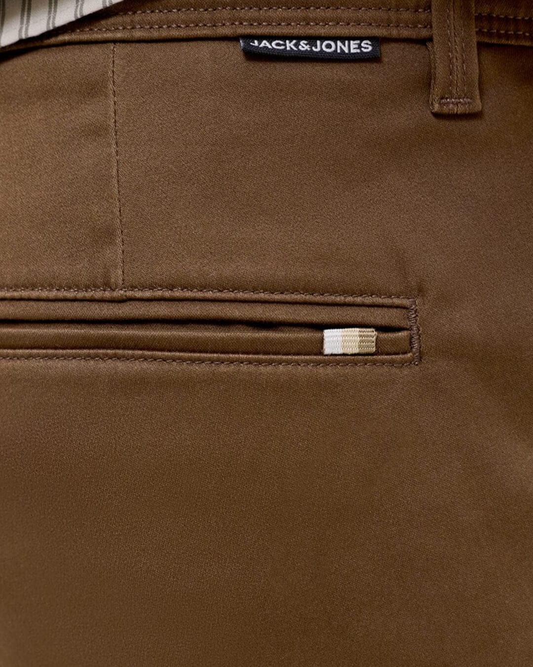 Jack & Jones Trousers Jack & Jones Brown Marco Bowie Slim Fit Chinos