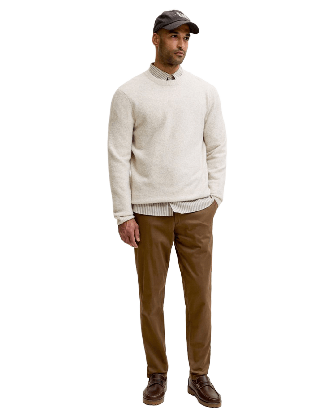 Jack & Jones Trousers Jack & Jones Brown Marco Bowie Slim Fit Chinos