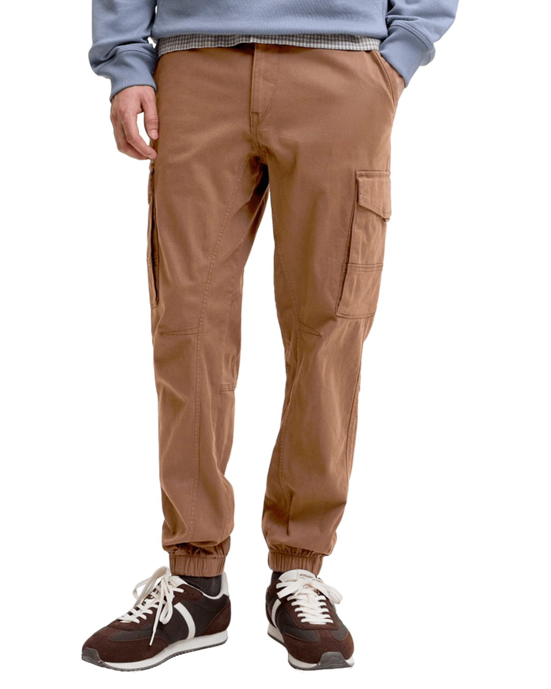 Jack & Jones Trousers Jack & Jones Brown Paul Flake Cargo Trousers