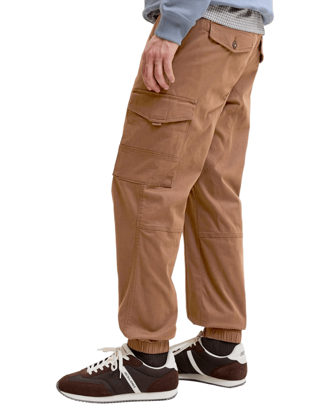 Jack & Jones Trousers Jack & Jones Brown Paul Flake Cargo Trousers
