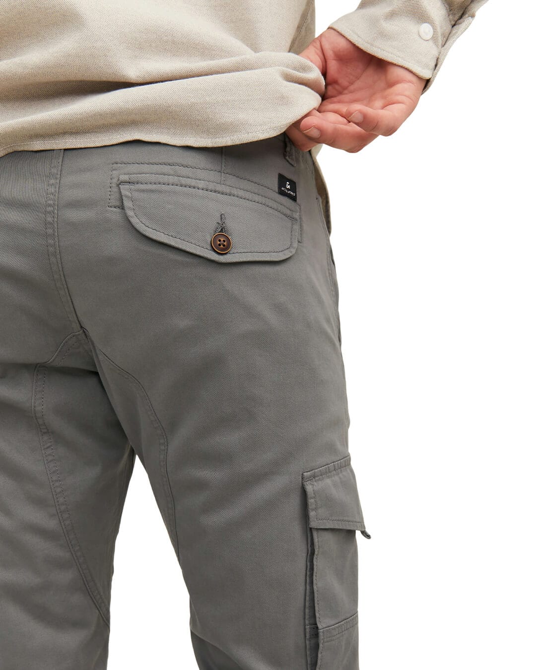 Jack&Jones Trousers Jack&Jones Grey Flake Cargo