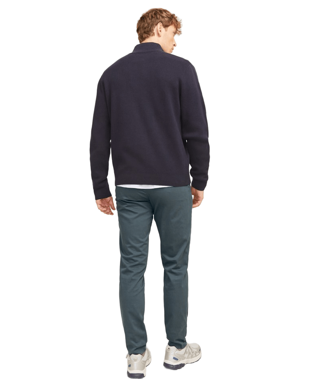Jack & Jones Trousers Jack & Jones Grey Marco Bowie Slim Fit Chinos