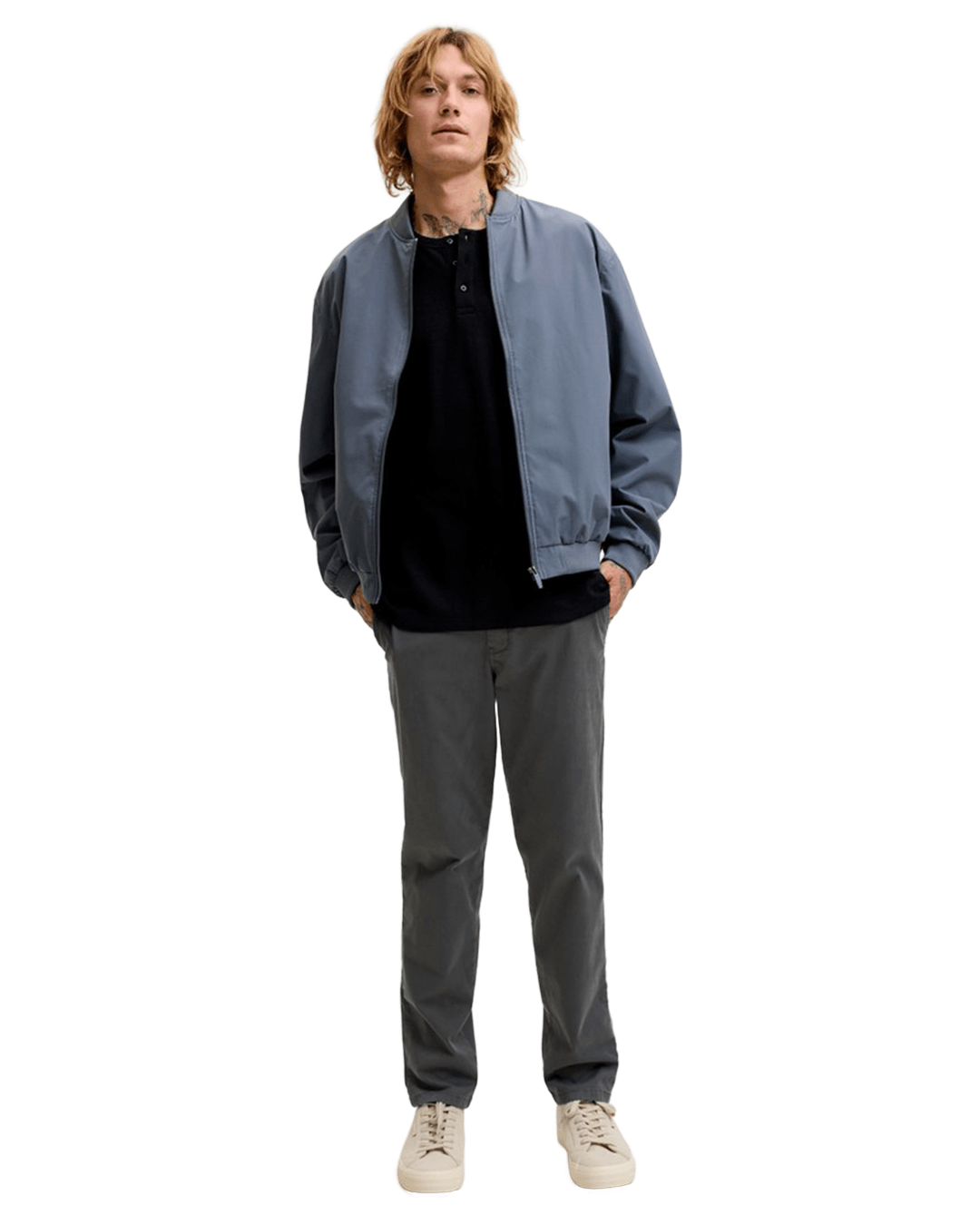 Jack & Jones Trousers Jack & Jones Grey Ollie Vance Chinos
