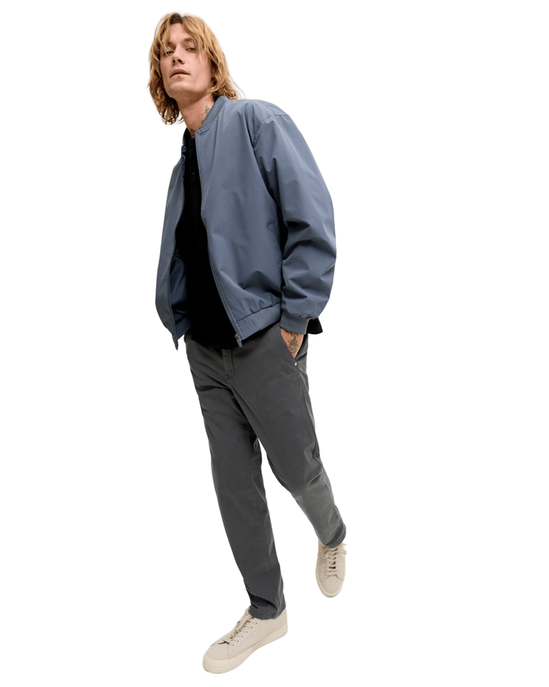 Jack & Jones Trousers Jack & Jones Grey Ollie Vance Chinos