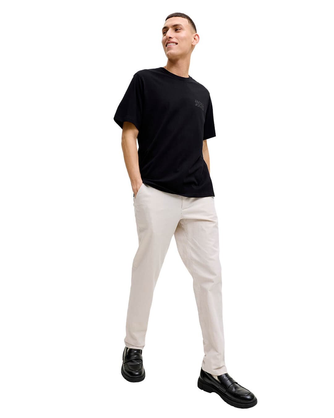 Jack & Jones Trousers Jack & Jones Jpstollie Haven Chino Sn Moonbeam