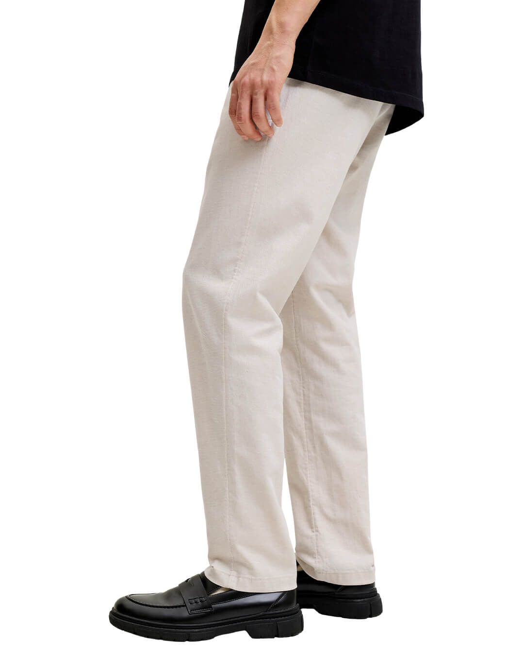 Jack & Jones Trousers Jack & Jones Jpstollie Haven Chino Sn Moonbeam