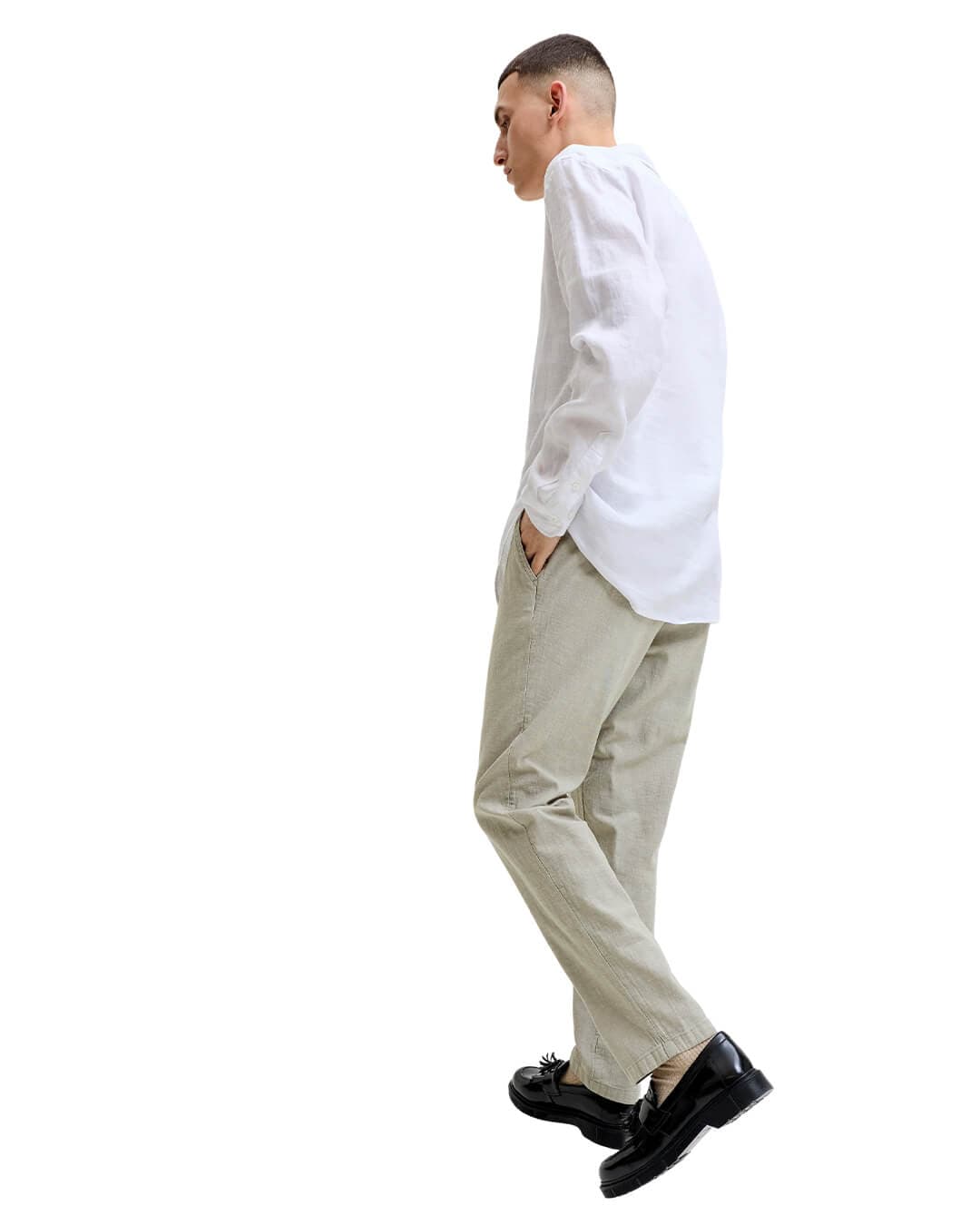 Jack & Jones Trousers Jack & Jones Jpstollie Haven Chino Sn Vetiver