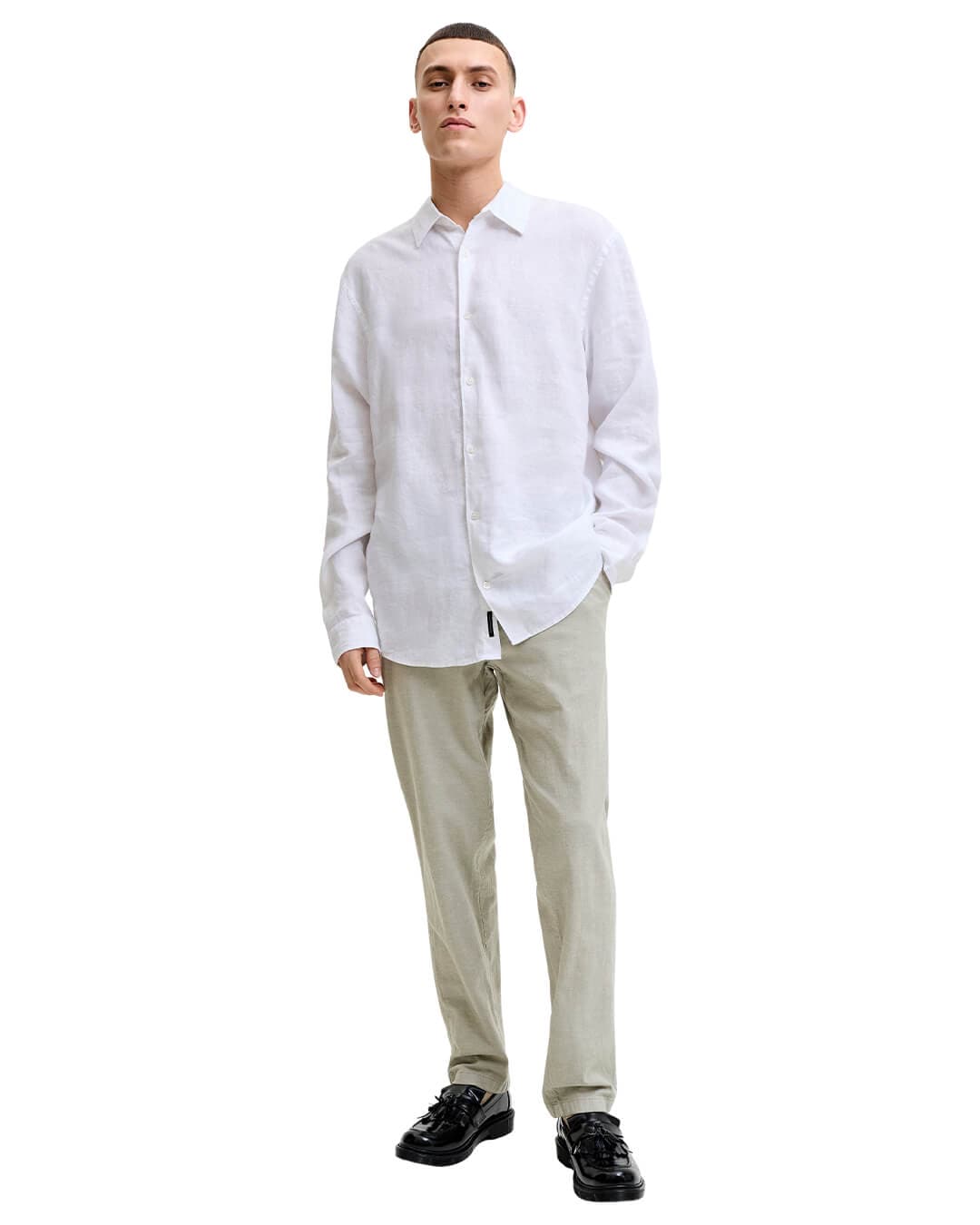 Jack & Jones Trousers Jack & Jones Jpstollie Haven Chino Sn Vetiver