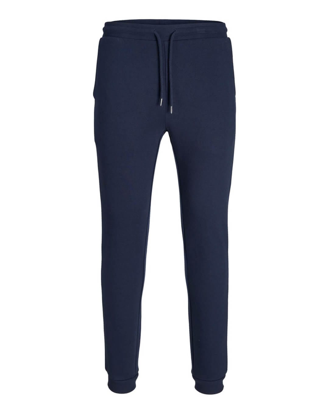 Jack &amp; Jones Trousers Jack &amp; Jones Navy Twill Sweat Trousers