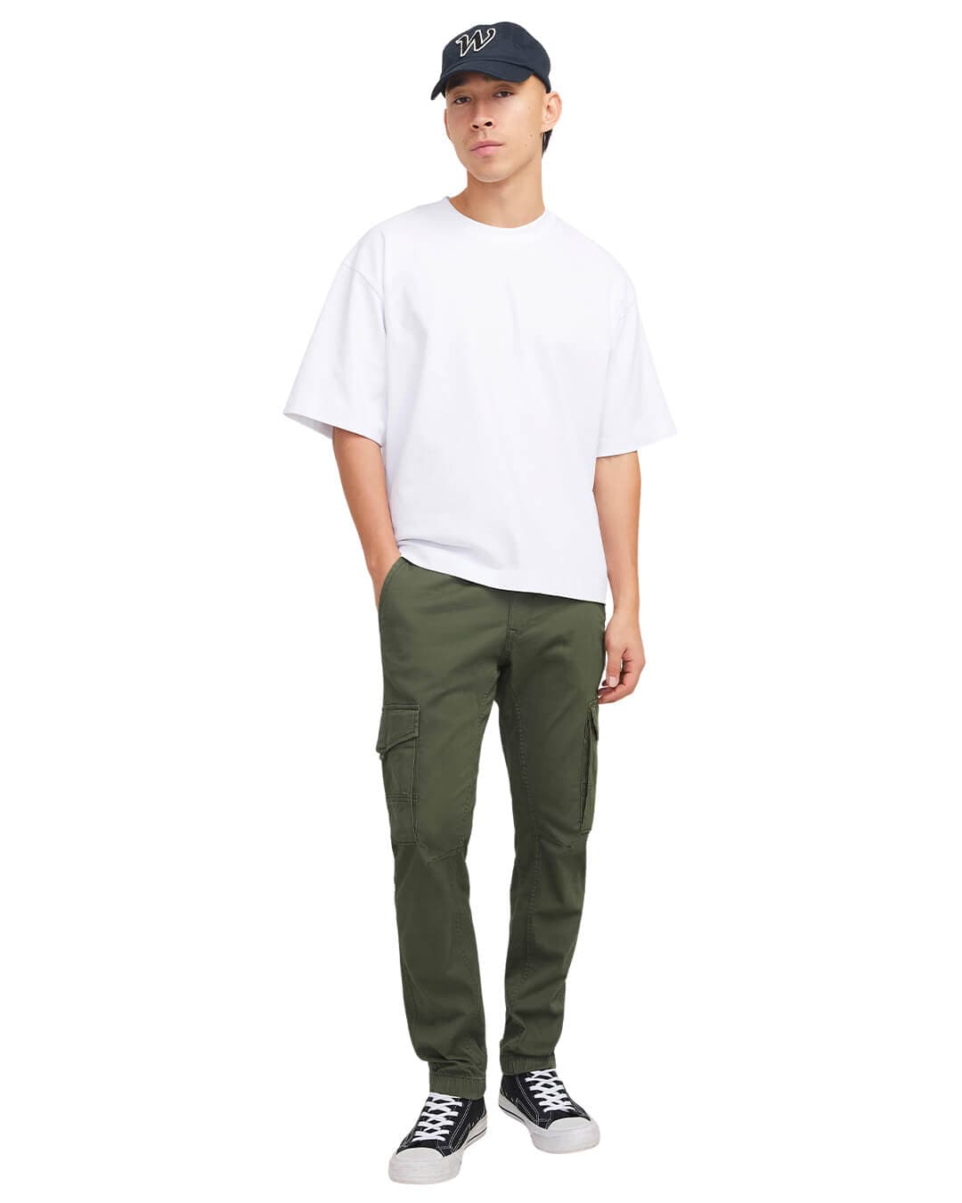 Jack&Jones Trousers Jack&Jones Olive Flake Cargo