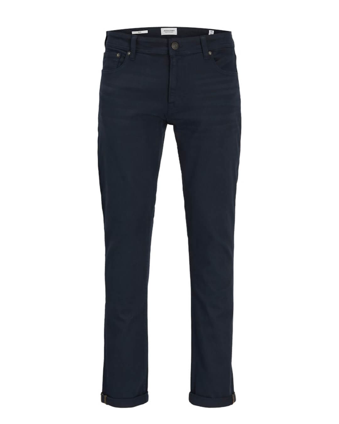 Jack & Jones Trousers JPSTGLENN ETHAN ICON PANT DARK NAVY