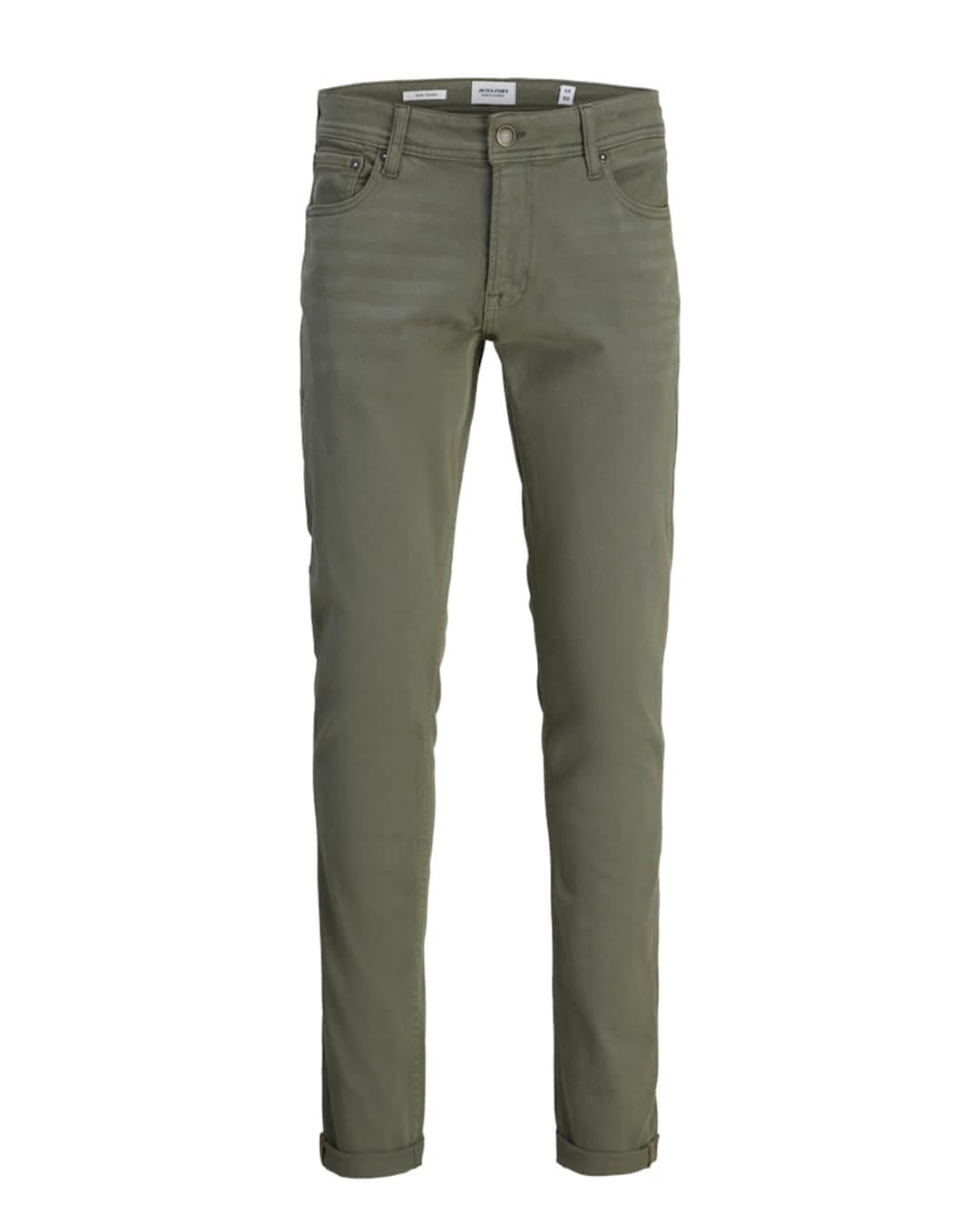 Jack & Jones Trousers JPSTGLENN ETHAN ICON PANT MULLED BASIL