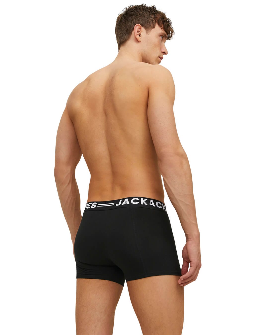 Jack&Jones Underwear 2XL Jack&Jones Light Grey Melange Black&White 3-Pack Underwear