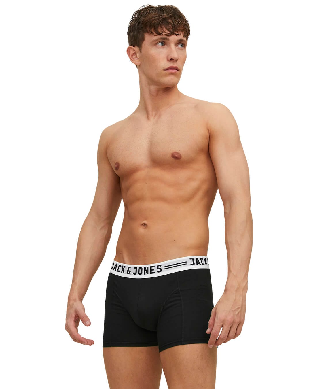 Jack&Jones Underwear 2XL Jack&Jones Light Grey Melange Black&White 3-Pack Underwear
