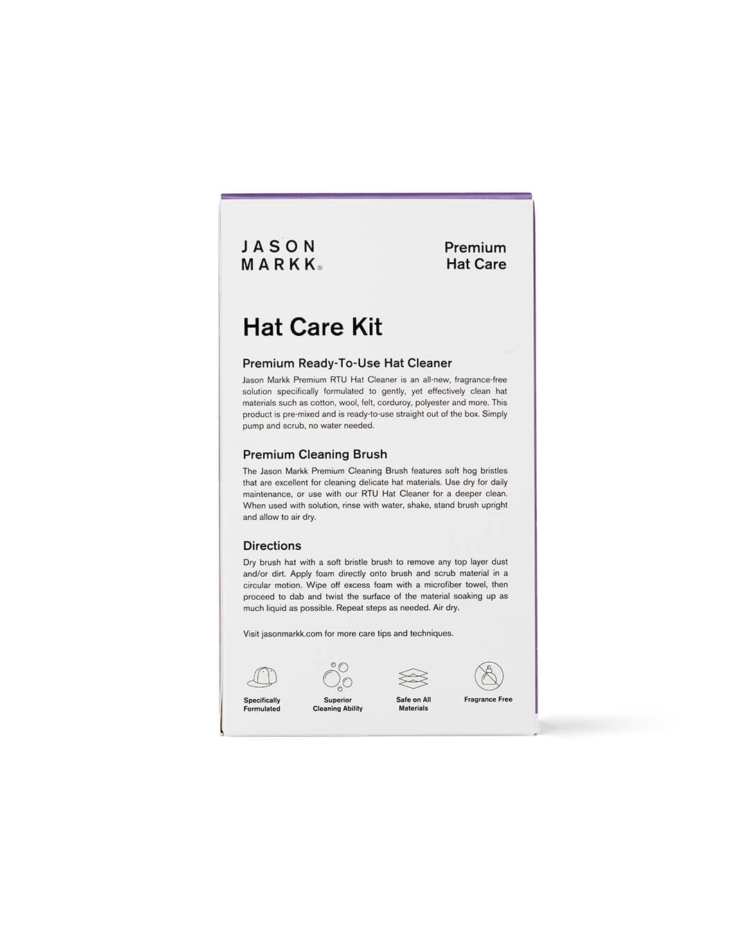 Jason Markk Shoe Care ONE Jason Markk Hat Care Kit
