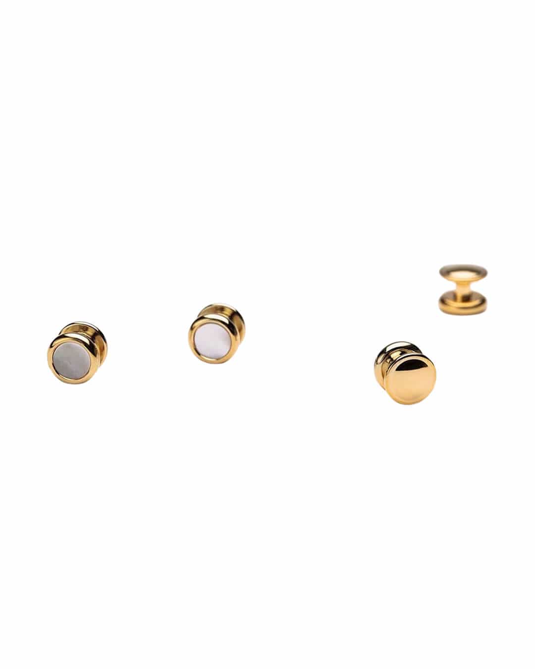 John Henric Shirt Buttons One Size John Henric Gold Dress Shirt Removable Buttons