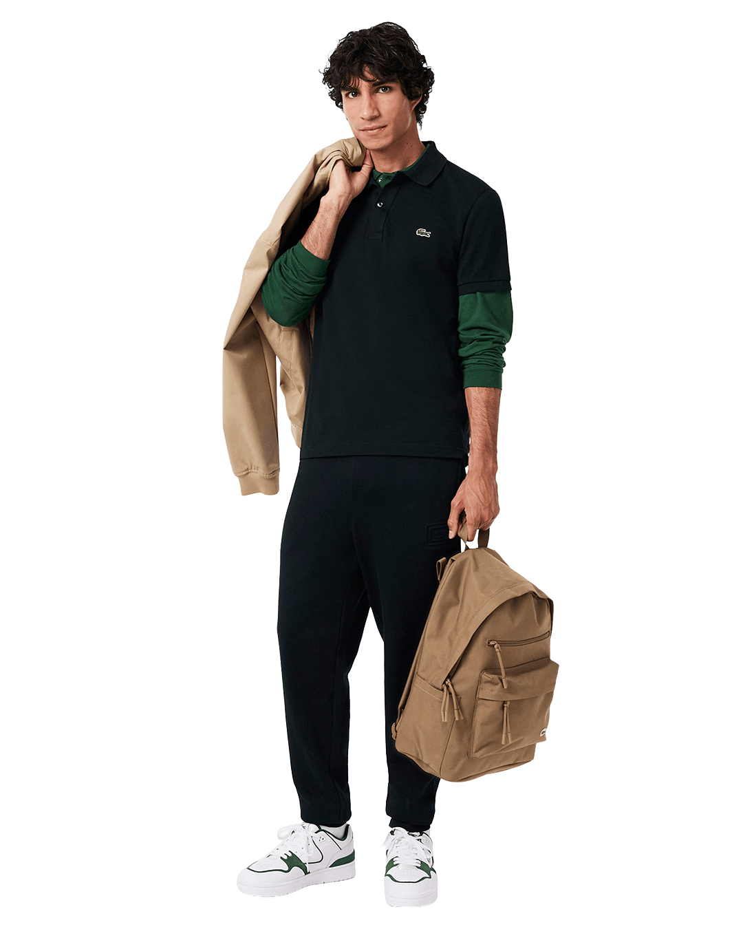 Lacoste Bags ONE Lacoste Beige Backpack