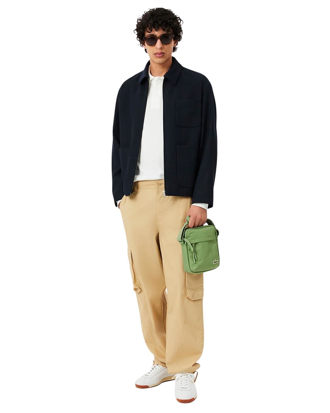 Lacoste Bags One Size Lacoste Men'S Neocroc Vertical Camera Bag Green Bags