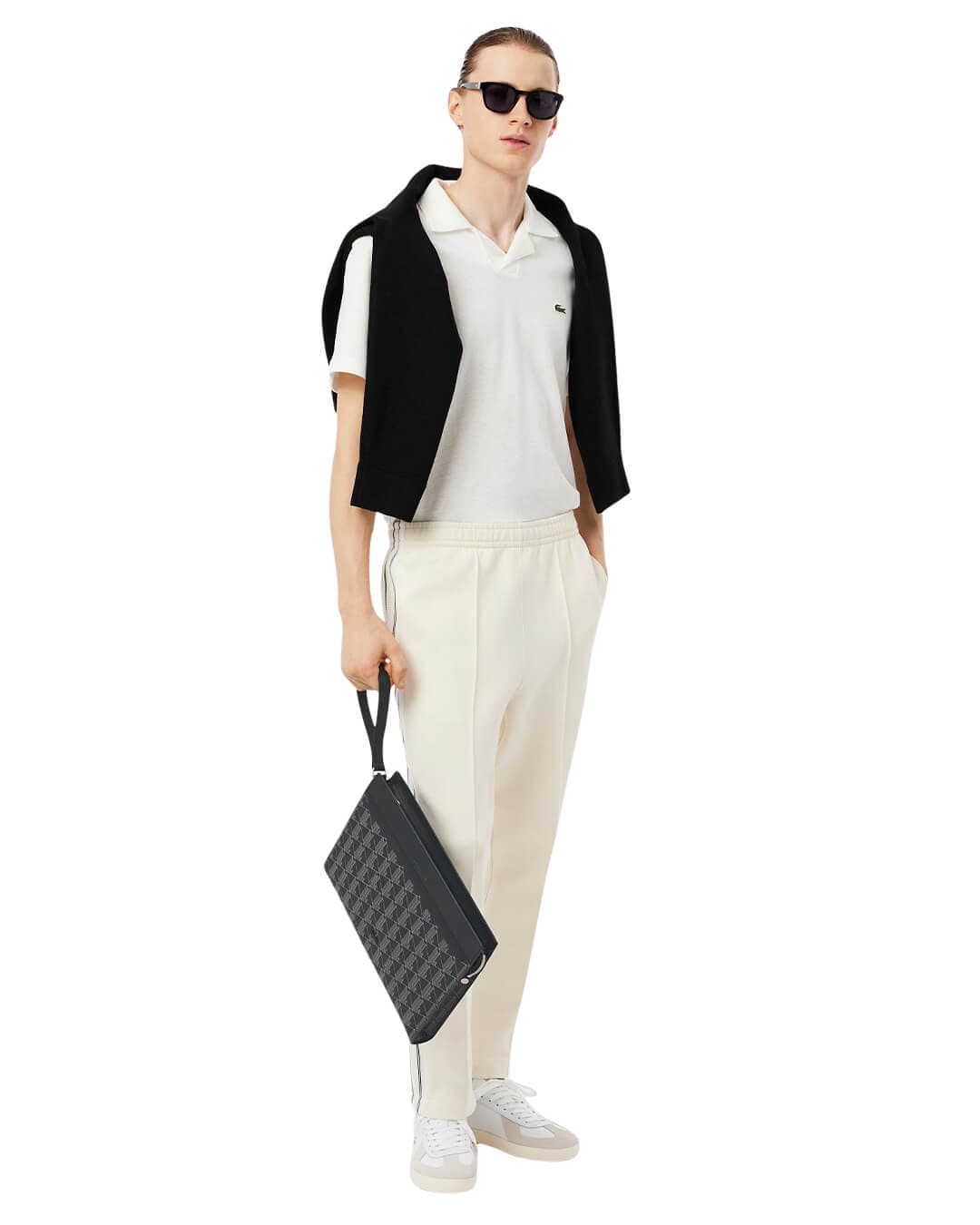 Lacoste Bags One Size Lacoste Men'S The Blend Computer Pouch Black Bags