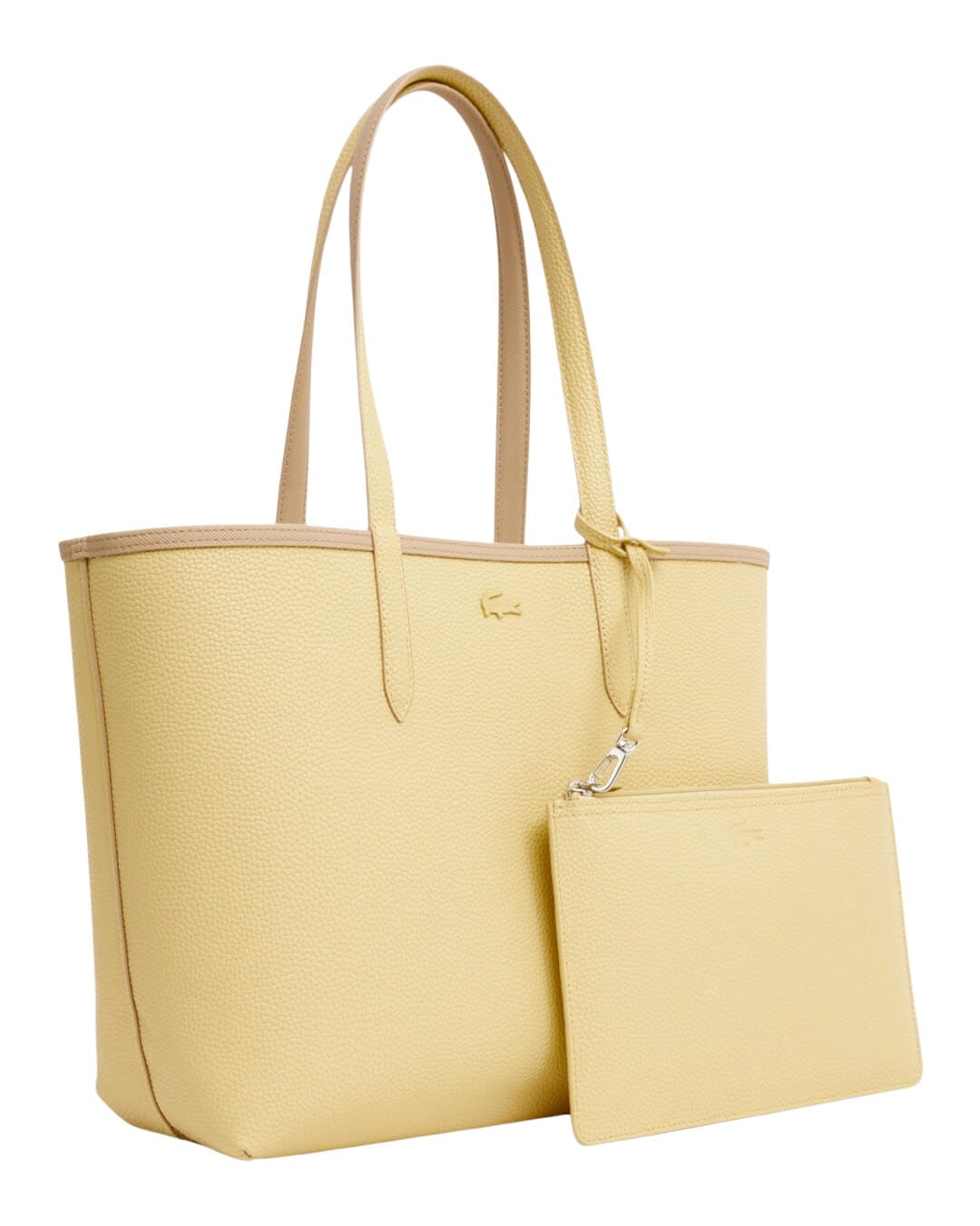 Lacoste Bags One Size Lacoste Wome'S Anna Reversible Shopping Bag Beige Bags