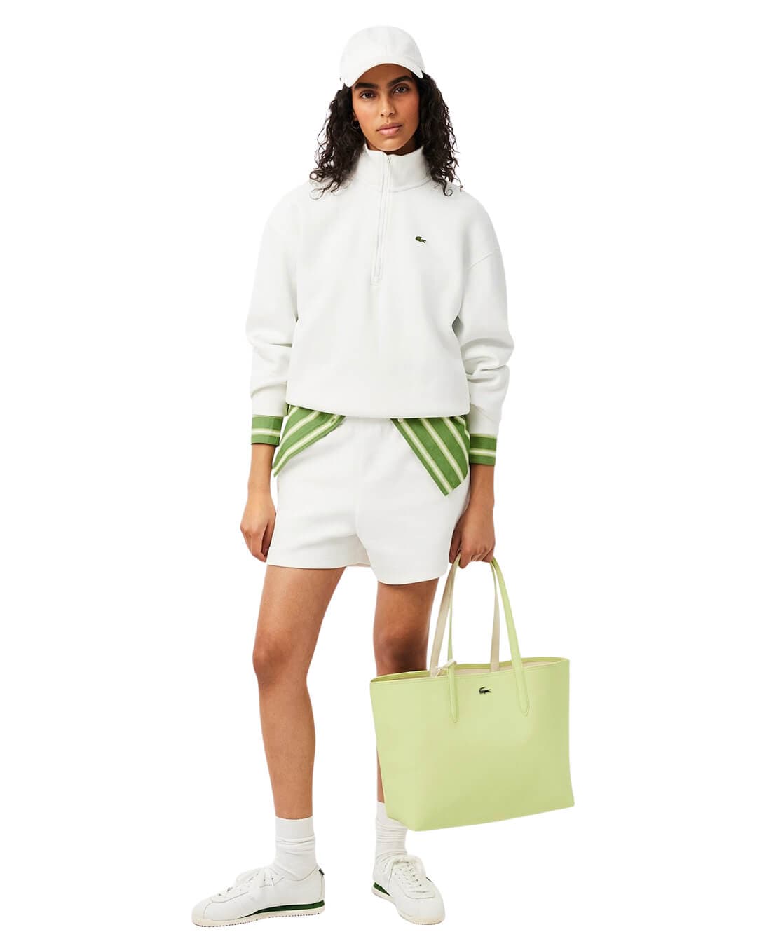 Lacoste Bags One Size Lacoste Wome'S Anna Reversible Shopping Bag Green Bags