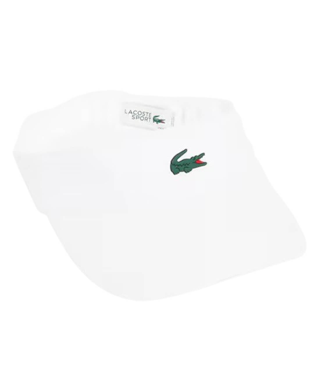 Lacoste Caps One Size Lacoste White Unisex'S Sport Cap