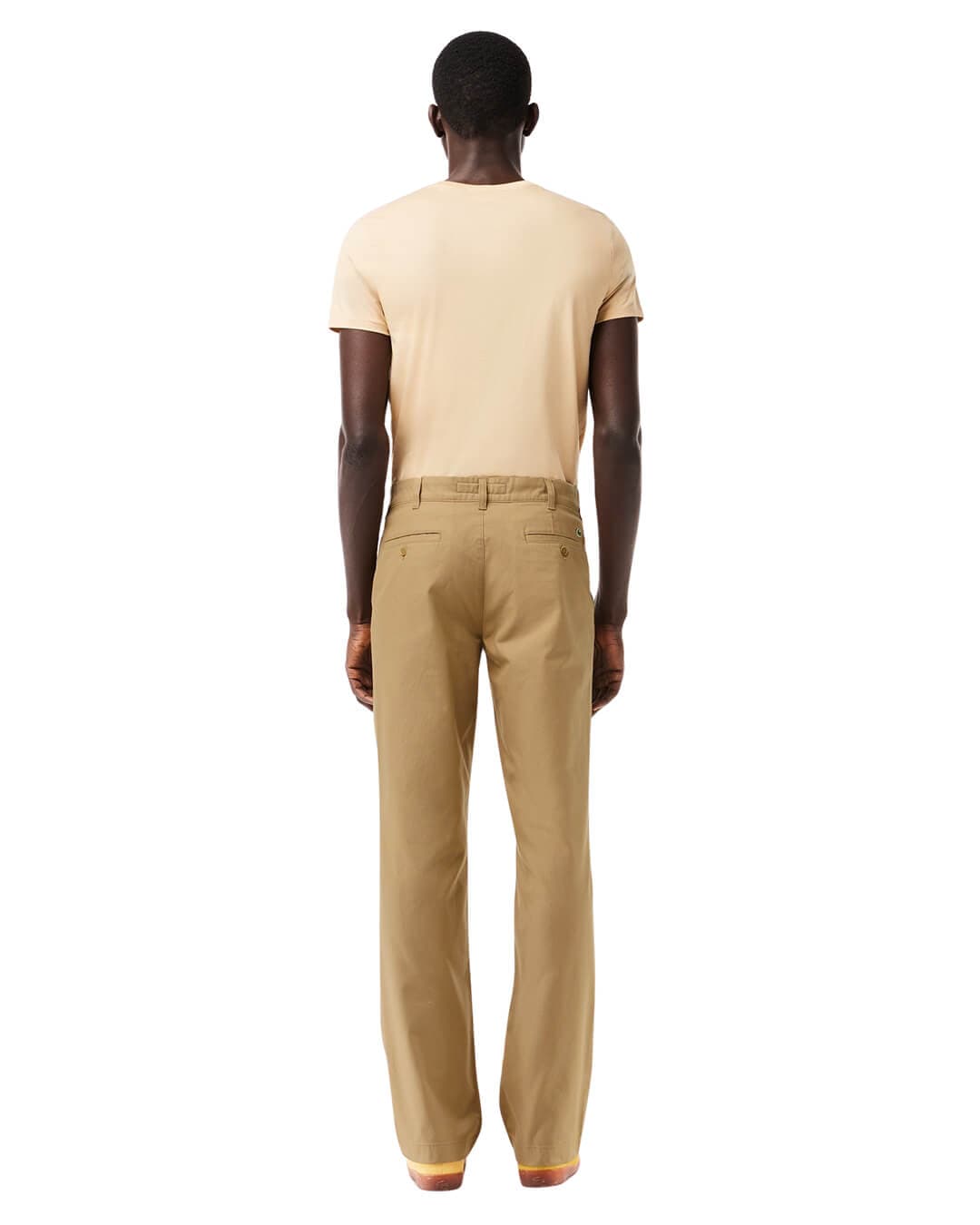 Lacoste Jeans Lacoste Tan Straight Fit Cotton Twill Chinos