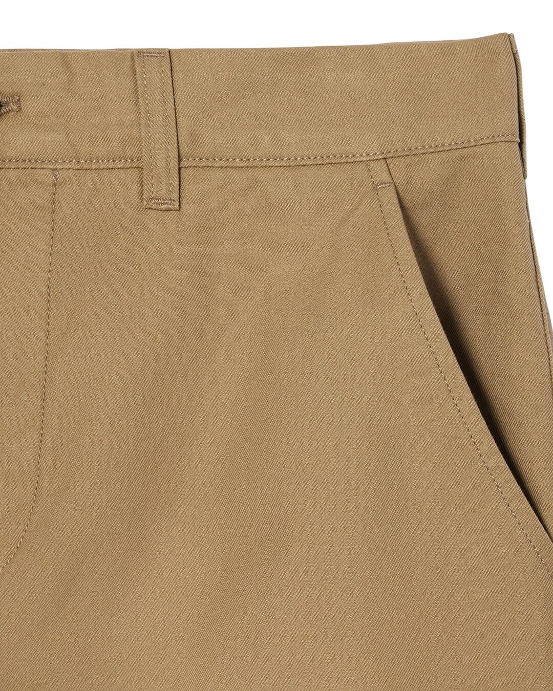 Lacoste Jeans Lacoste Tan Straight Fit Cotton Twill Chinos