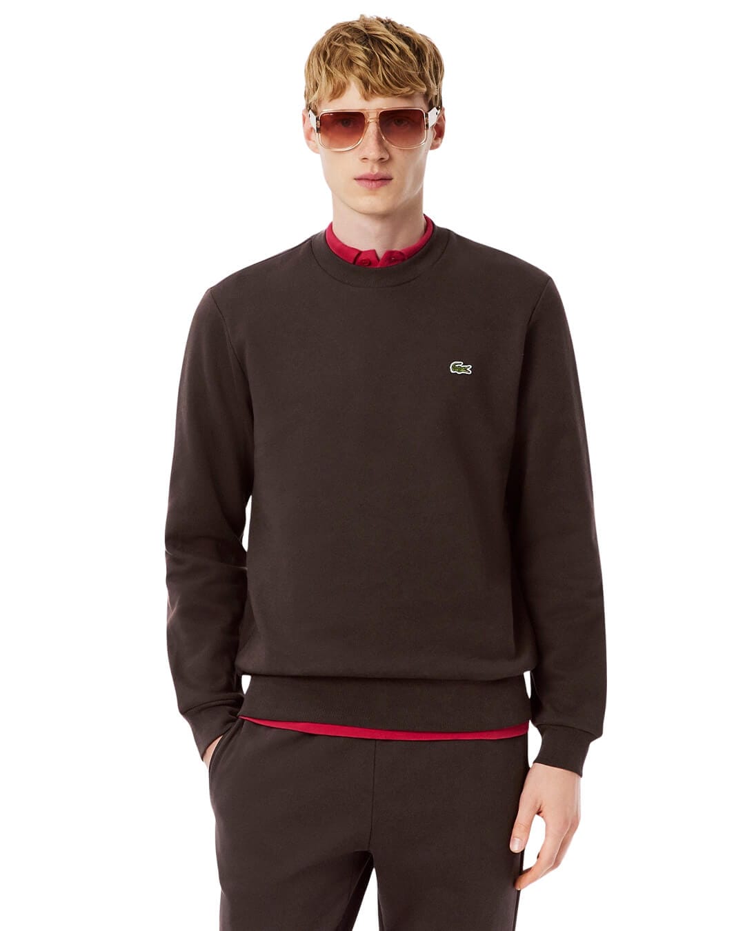 Lacoste Jumpers 2 Lacoste Brown Men'S Skb Port