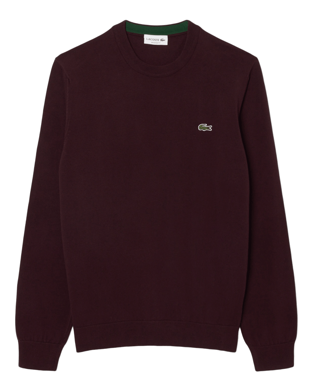 Lacoste Jumpers Lacoste Burgundy Cotton Sweater
