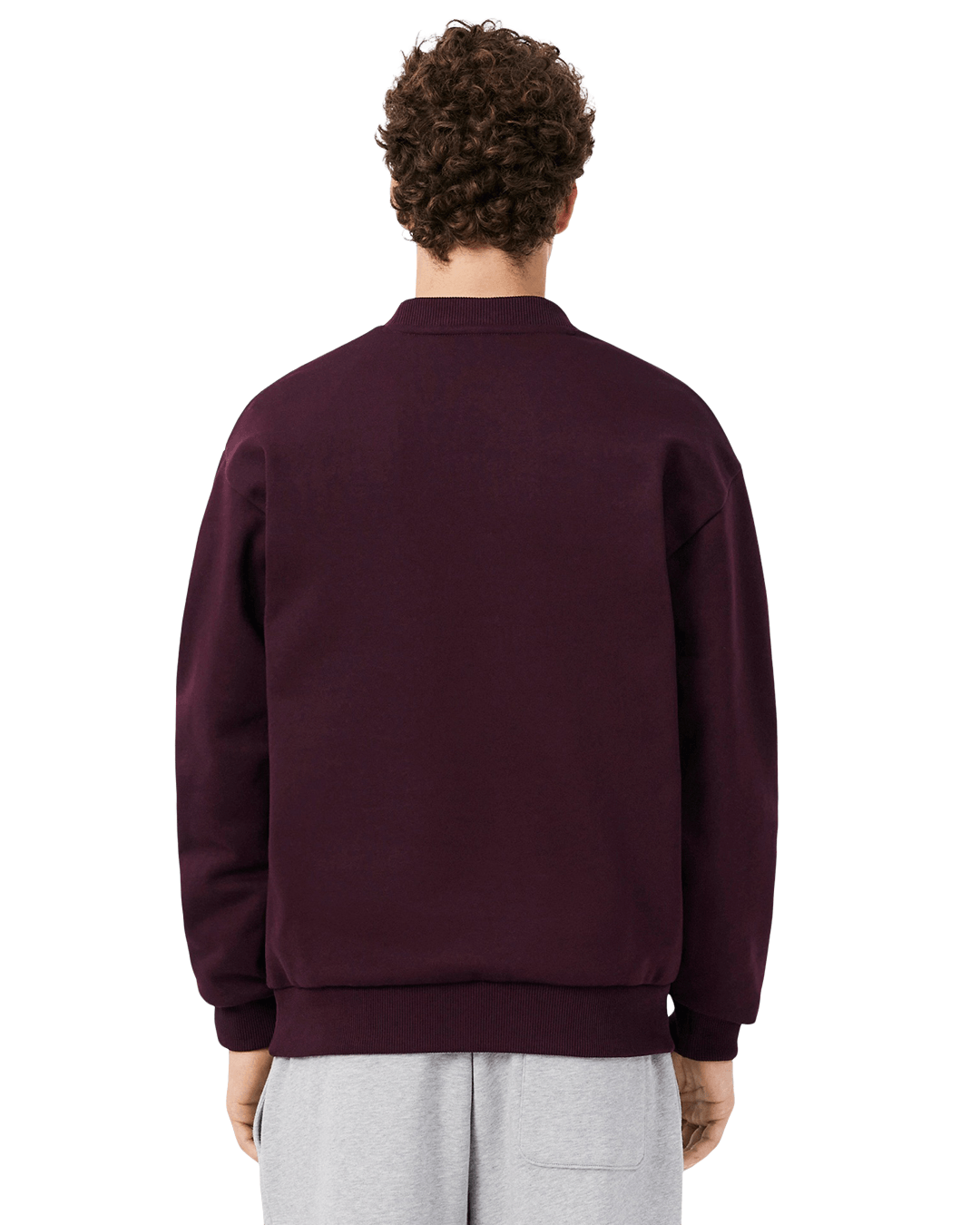 Lacoste Jumpers Lacoste Burgundy Sweatshirt