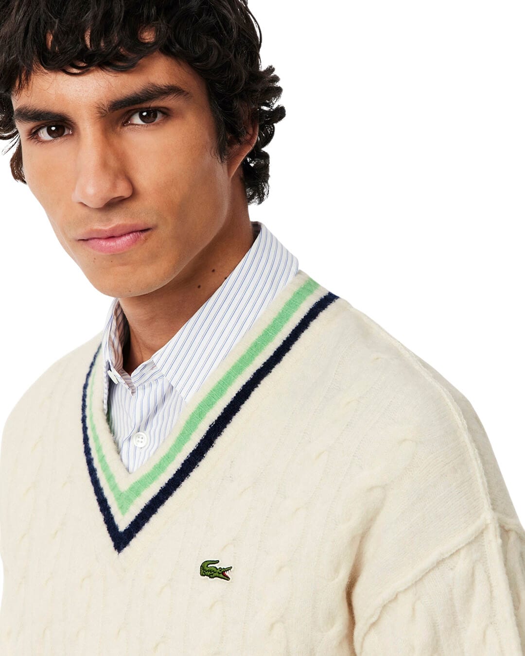 Lacoste Jumpers Lacoste Cream Men'S 9Ii Lapland Liamone Navy Blue