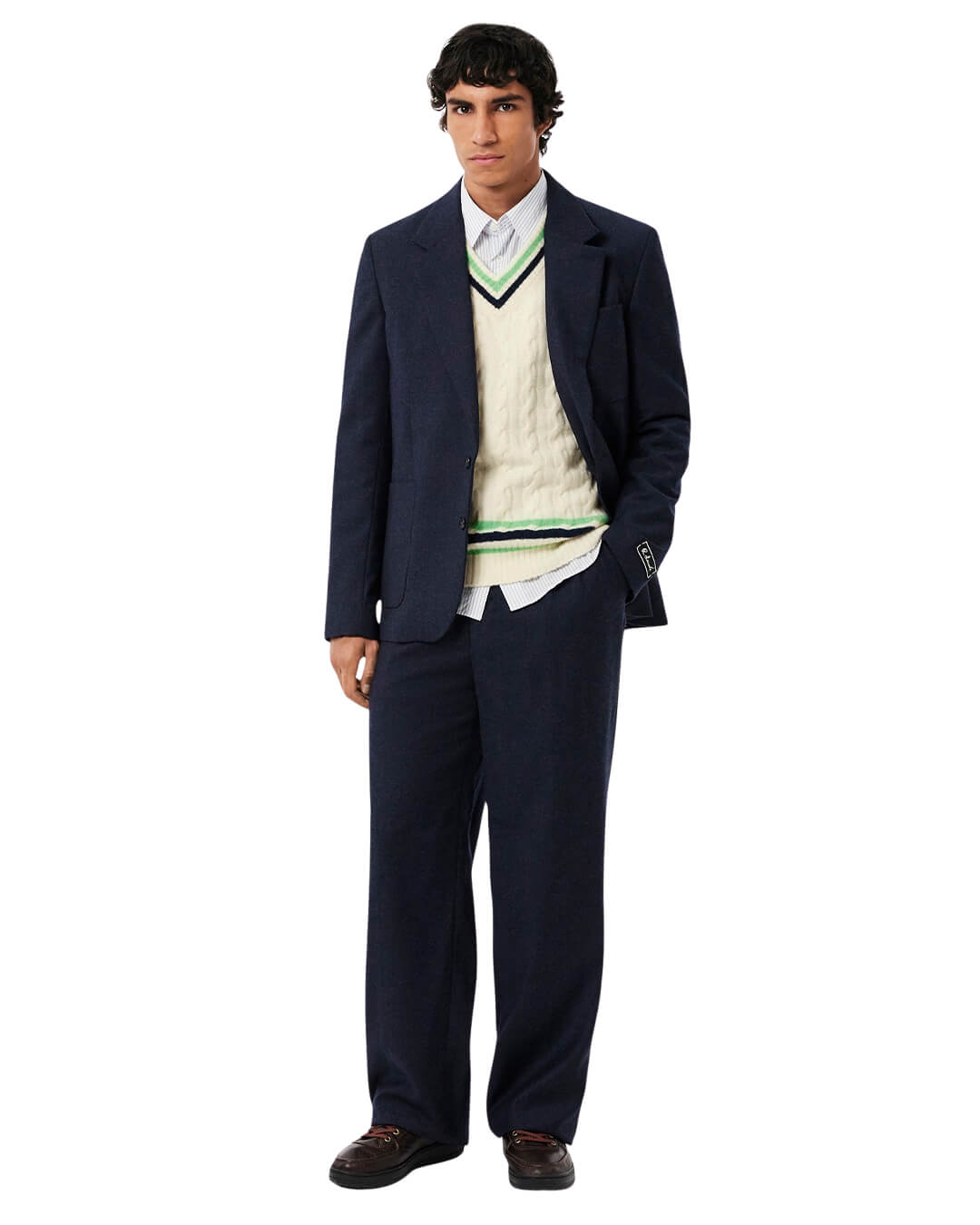 Lacoste Jumpers Lacoste Cream Men'S 9Ii Lapland Liamone Navy Blue