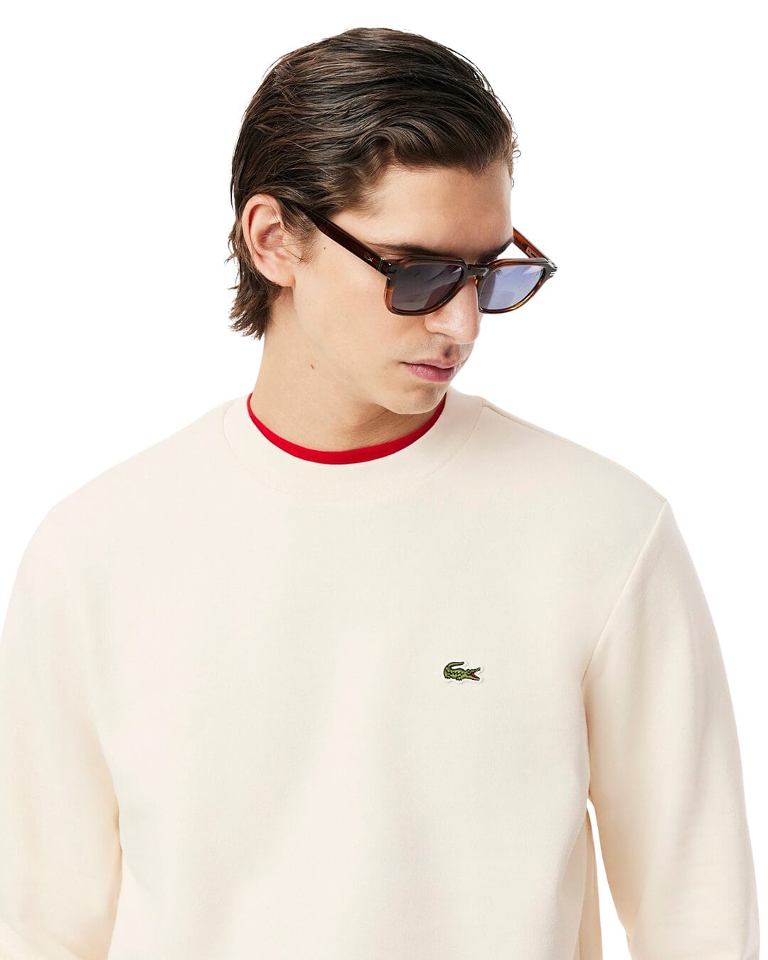 Lacoste Jumpers Lacoste Cream Men'S Xfj Lapland