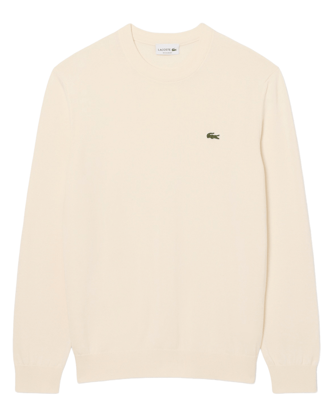 Lacoste Jumpers Lacoste Off-White Cotton Sweater