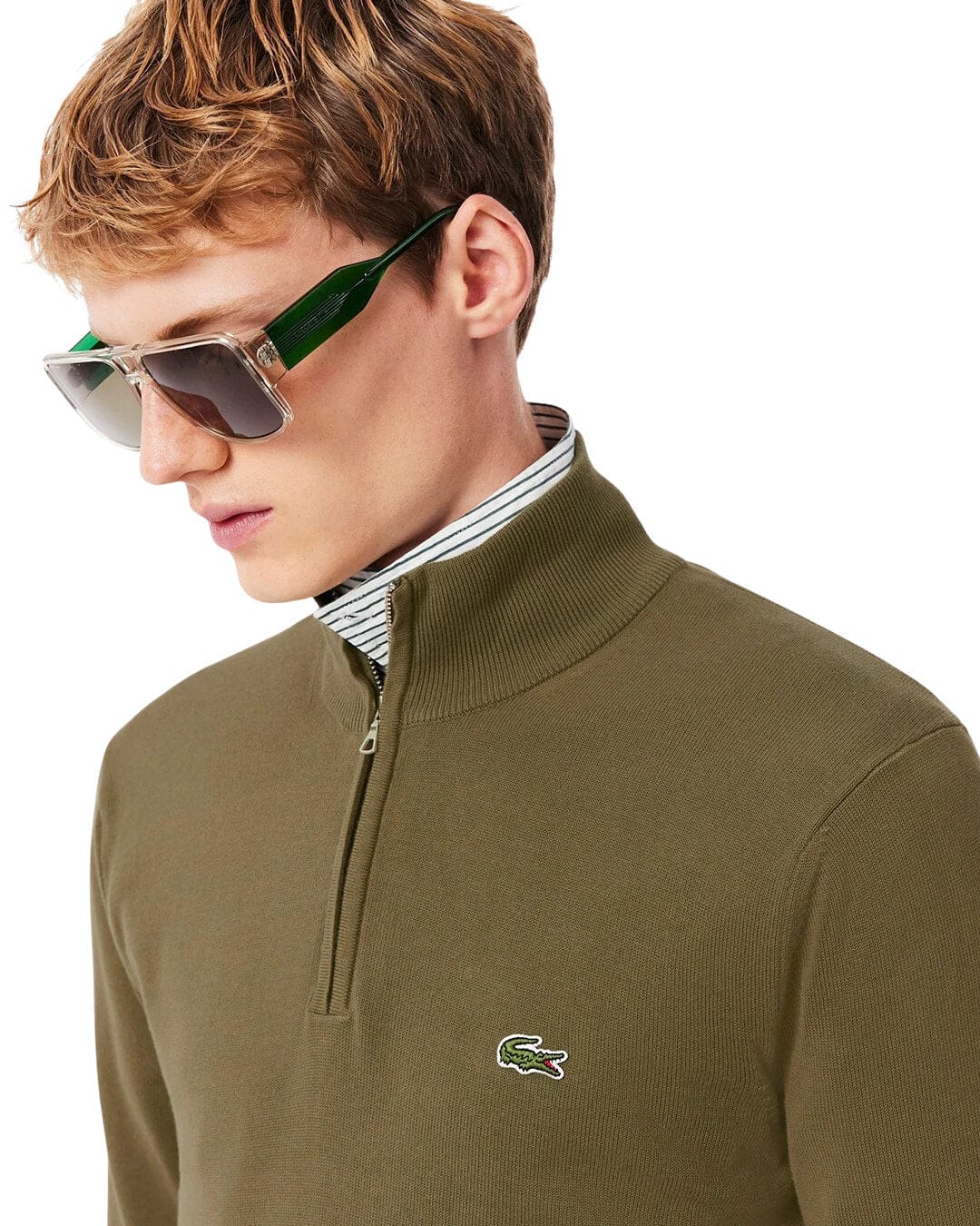 Lacoste Jumpers Lacoste Olive Men'S E9F