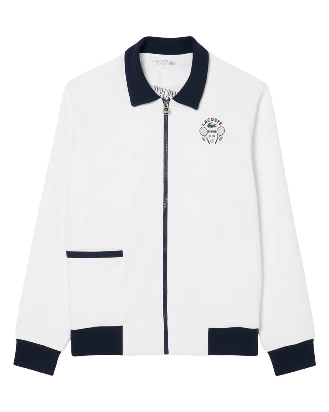 Lacoste Jumpers Lacoste White Men'S 522 Navy Blue