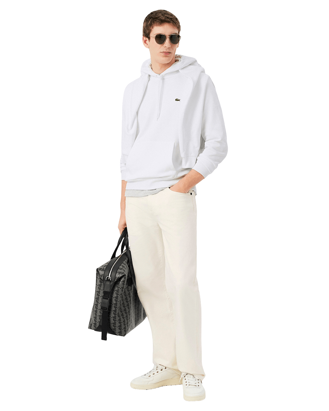 Lacoste Jumpers Lacoste White Sweatshirt