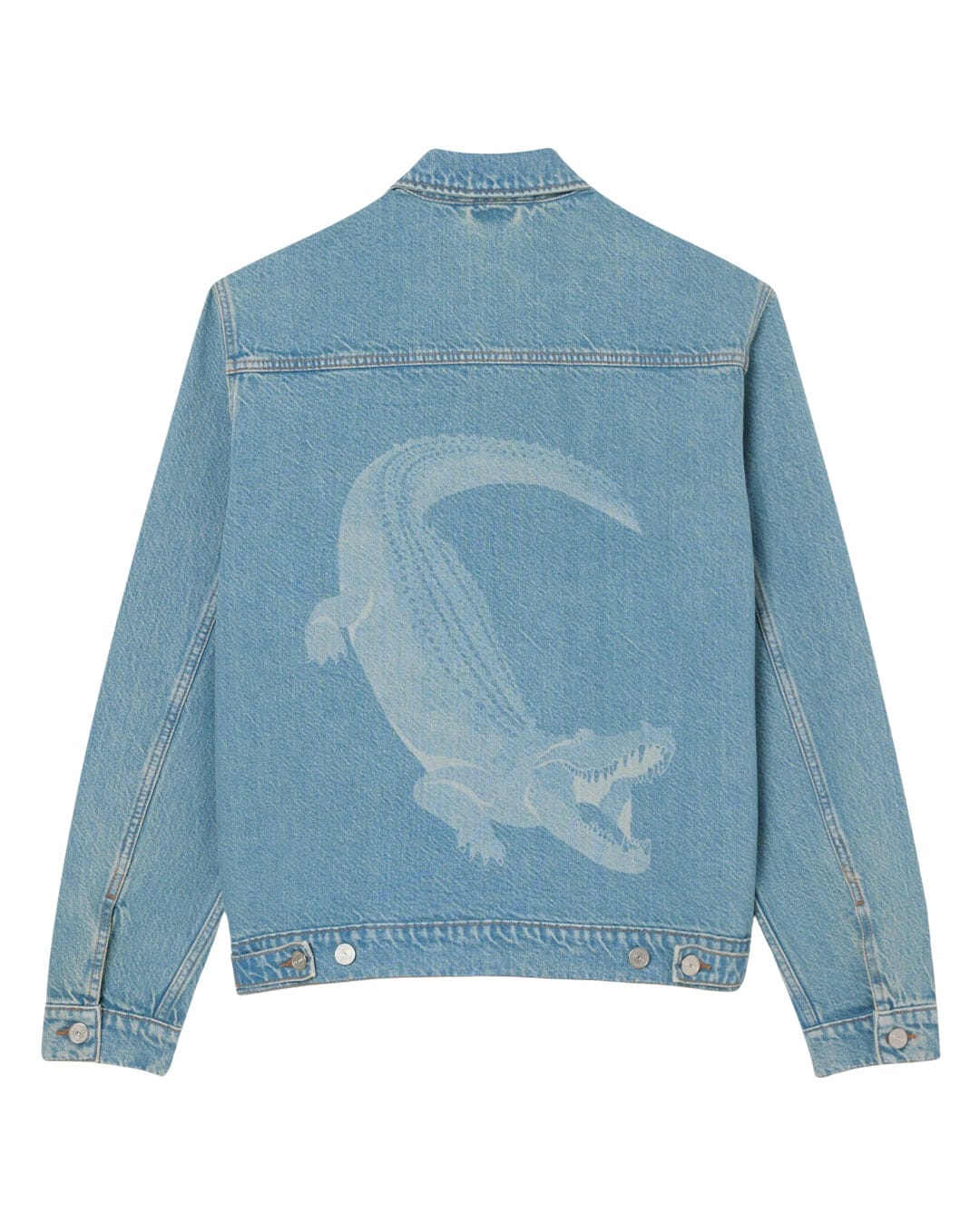 Lacoste Outerwear Lacoste Blue Men'S Jackets Mku Washed Bleach