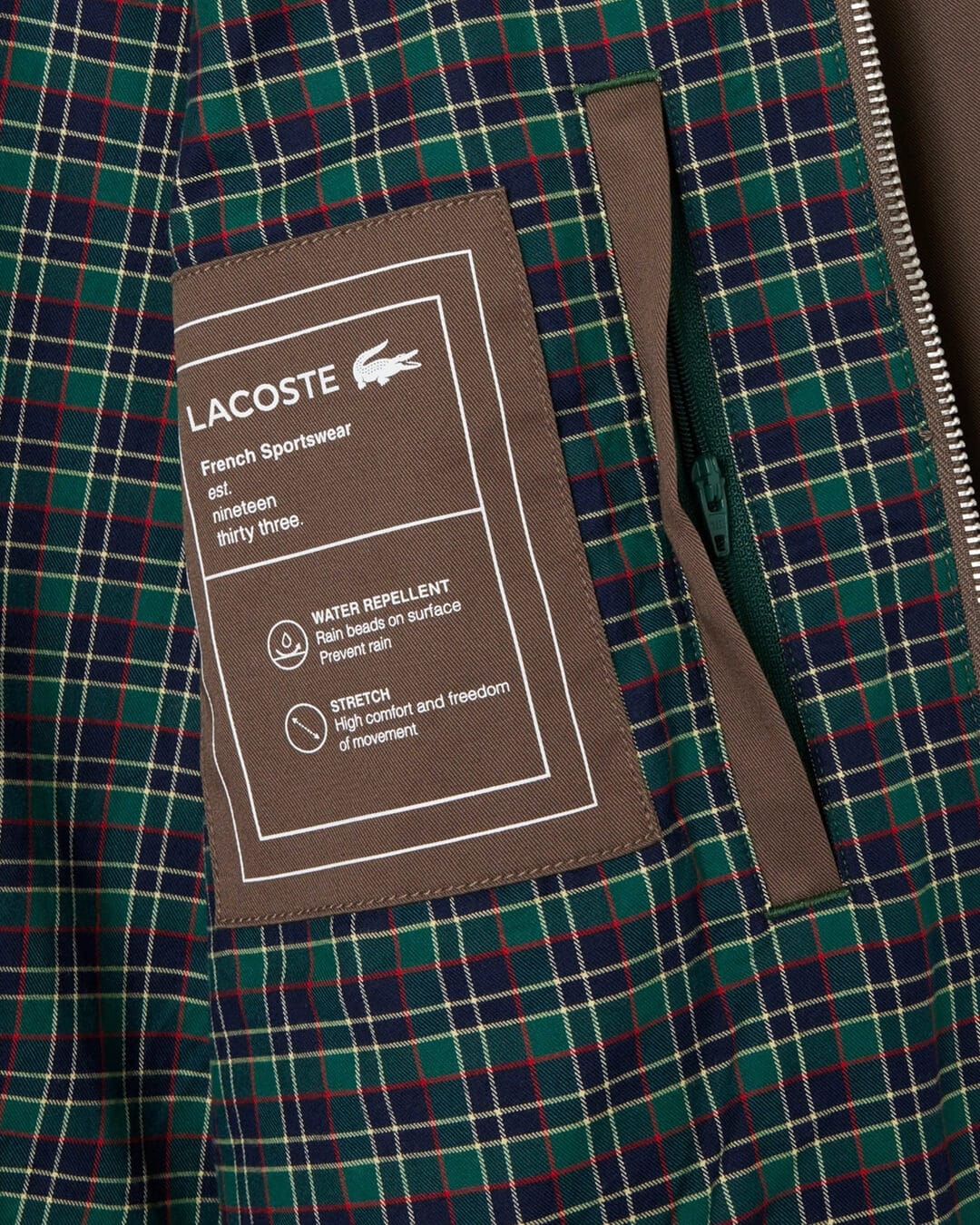 Lacoste Outerwear Lacoste Khaki Men'S Jackets Zbc Opium