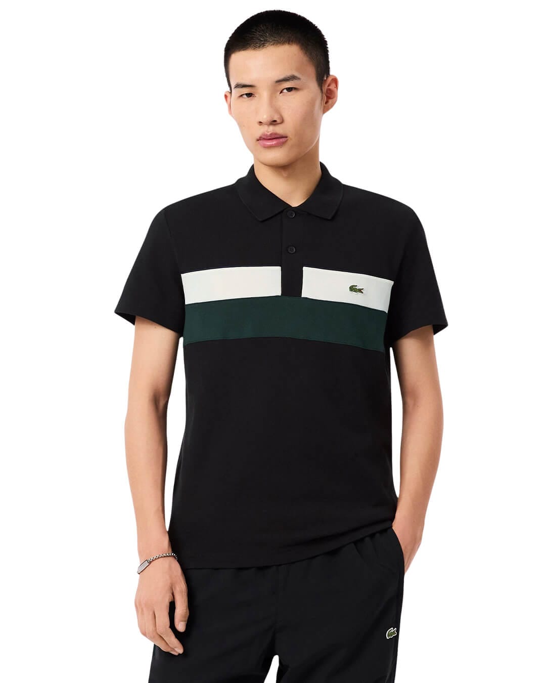 Lacoste Polo Shirts Lacoste Black Men'S Polos 6Xh Lapland Sinople