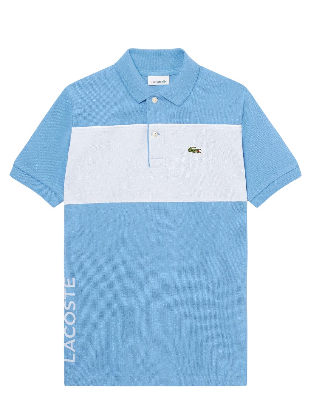 Lacoste Polo Shirts Lacoste Blue Boy'S Colorblock Mini-Pique Polo Shirt