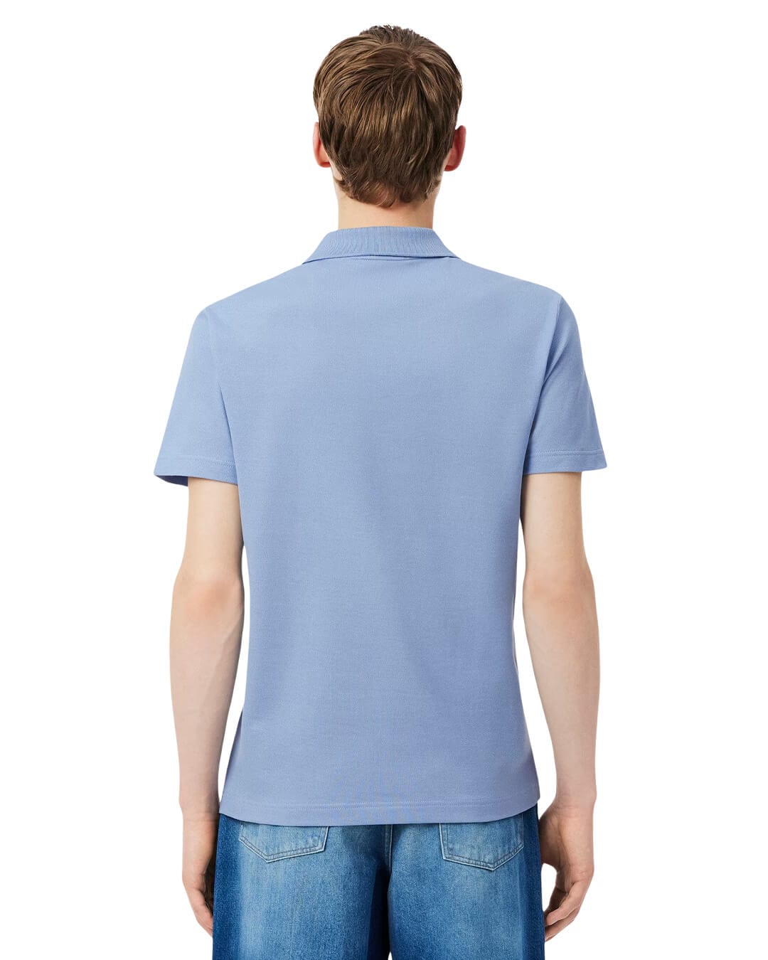 Lacoste Polo Shirts Lacoste Blue Men'S Regular Fit Colorblock  Polo Shirt
