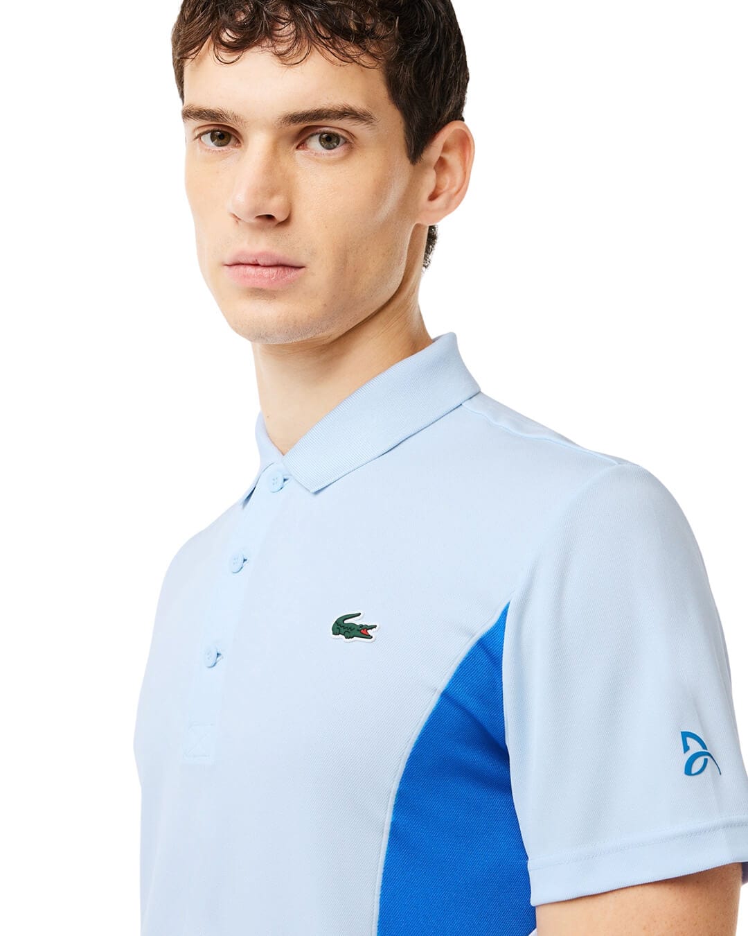 Lacoste Polo Shirts Lacoste Blue Tennis x Novak Djokovic Ultra-Dry Polo Shirt