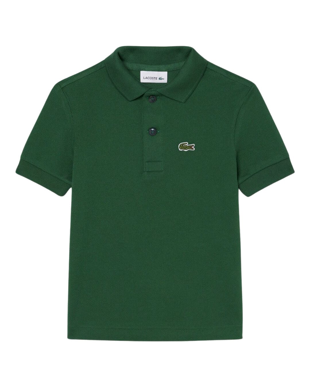 Lacoste Polo Shirts Lacoste Boy'S Mini-Pique Polo Green Polo Shirt
